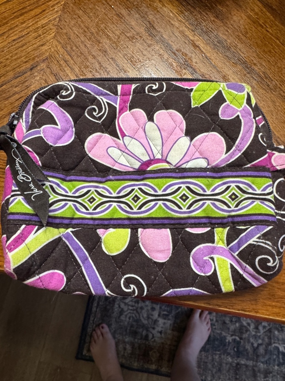 Vera Bradley Quilted Floral Cosmetic Pouch’s 6 items for one price